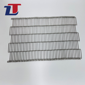 Bande transporteuse en fil d'acier inoxydable Convoyeur plat tissé Courroies flexibles Échelle Lien Mesh Convoyeur - Product Image 3