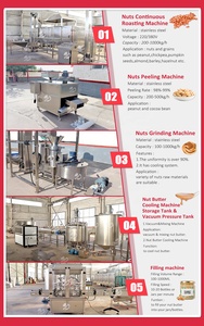 Máquina automática de molienda de procesamiento de mantequilla de nuez de sésamo, almendra, máquina para hacer mantequilla de maní, línea de producción de mantequilla de maní - Product Image 4