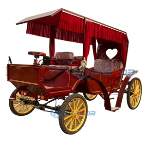Charrette de tourisme de luxe personnalisable en couleur avec rideau, bus de tourisme électrique romantique avec ambiance amoureuse - Product Image 1