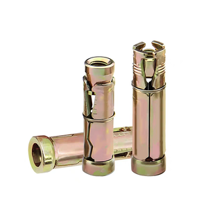 10 pièces jaune passivé 3 pièces 4 pièces boucliers fixer l'expansion boulon d'ancrage boulon fixe 20mm pour brique de bloc de béton - Product Image 4