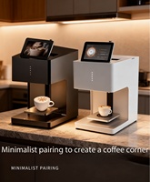 Máquina automática de arte latte 3D para café de grado alimenticio, espuma de leche de un solo color, máquina de arte latte para té de burbujas