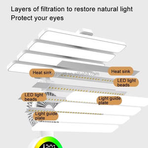 Современная прикроватная Светодиодная настольная лампа с <span class=keywords><strong>2</strong></span> ручками - Product Image 4