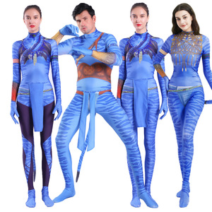 Disfraz de <span class=keywords><strong>Avatar</strong></span> 3 Jack Neytiri, Traje de Batalla, para Mujer, Hombre, Adulto, Niños, Anime, Fiesta, <span class=keywords><strong>Cosplay</strong></span>, Mono - Product Image 1