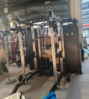 Nouvelle machine fonctionnelle intégrée de pointe avec Lat Pulldown, Low Row, Smith Cable Crosser et double colonne de poids