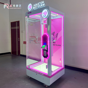 Ngày Hồng lớn đồ chơi sang trọng búp bê bán hàng tự động cắt dây thừng máy cắt kéo Arcade móng vuốt cắt tóc cắt giải thưởng xu hoạt động trò chơi - Product Image 4