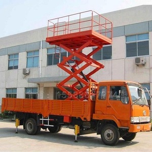 Mesas elevadoras de andamios de 13 a 59 pies, plataforma elevadora eléctrica para interiores y exteriores, elevador de tijera manejable de 4 a 18m - Product Image 2