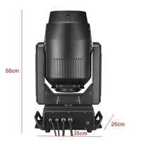 GZ FEIYUEYUE Projecteur de scène extérieur étanche IP65 DMX RGBW 380W 20R à tête mobile, 8 prismes, 14 couleurs, 14 gobos pour concerts