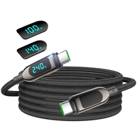 Cable USB C de Carga Rápida de Silicona Líquida, 66W PD 100W 240W, Textura Suave, Anti-Enredos, Cable de Datos para iPhone 16