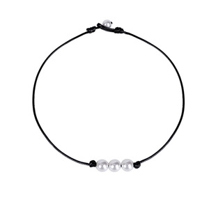 Shell <b>Necklace</b> Set With Pearl And Crushed Shell For Women Party Jewelry Fashion Accessory - Product Image 5