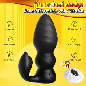 Vibrador de Masaje de Próstata Masculino, Estimulador Anal con Control Remoto Inalámbrico para Hombres, Dildo para Estimulación Anal y de Próstata, Juguetes Sexuales - Product Image 6