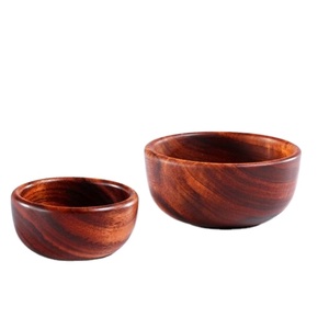 Cuencos de madera Natural para servicio de cena, cuencos de madera de diseño personalizado de alta calidad, venta al por mayor - Product Image 1
