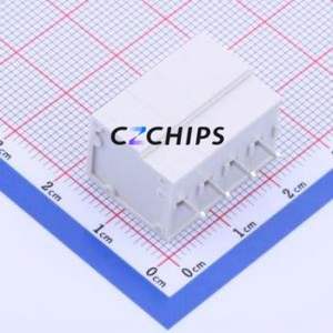 KF239-5.0-4P Spring Terminal Block Through hole Component (THT),P=5mm Connector 1x4P 5mm White 4P - Product Image 2