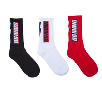 Chaussettes de sport pour hommes et jeunes, de haute qualité, écologiques, douces, avec logo personnalisé, en gros, OEM, designer, en spandex/nylon/coton