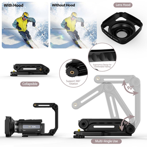 Máy quay video độ phân giải cao 5K, góc quay rộng, <span class=keywords><strong>camera</strong></span> hồng ngoại nhìn đêm, màn hình cảm ứng, chống rung 6 trục, điều khiển từ xa - Product Image 5