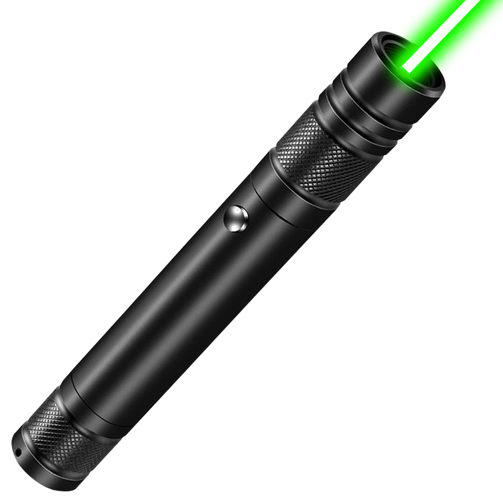 <strong>Green</strong> <strong>Laser</strong> <strong>Pointer</strong> USB Rechargeable Metal Body Long Range <strong>Presentation</strong> <strong>Remote</strong> Control Pet Toy