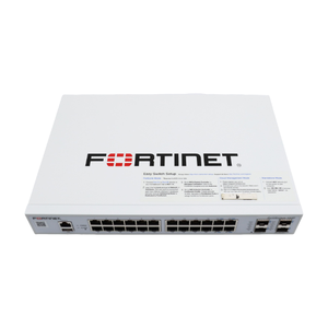 Fortinet FS-124F Mini 24-Port Ethernet Network <b>Switch</b> Module with <b>POE</b> SNMP QoS 480Gbps Capacity - Product Image 1