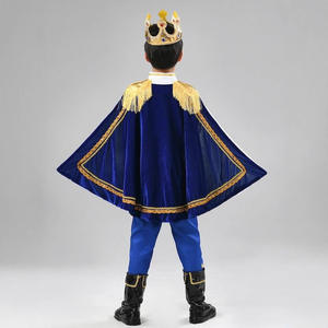 Costume d'Halloween pour enfants Prince Roi Pirate <span class=keywords><strong>Cosplay</strong></span> Ensemble de déguisement pour garçon Polyester - Product Image 5