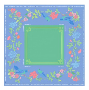 Fichas de Mahjong Portátiles de Lujo Americanas Personalizadas con Diseño de Cachorros en Azul y Blanco, con Arte de Raza Canina Personalizado para Entretenimiento - Product Image 6