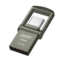 Flash Drive USB Metal Kecepatan Tinggi dengan Antarmuka USB 3.1/2.0/3.0, Pilihan Hadiah Promosi, Desain Ukiran Laser
