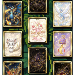 Jeu de société PY, Boîte mystère limitée, Carte métallique de bande dessinée, Carte <span class=keywords><strong>Poki</strong></span>, Fournisseur en gros, Haute qualité, Collection Pika-chuu, Fan Art personnalisé - Product Image 3