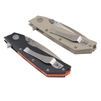 Couteau pliant tactique de survie pour le camping en plein air, lame D2, manche G10, outil de camping, couteaux