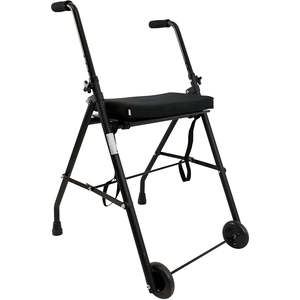 <span class=keywords><strong>Andador</strong></span> para adultos con 2 ruedas y asiento viscoelástico, negro, <span class=keywords><strong>KMINA</strong></span> K10015 - Product Image 2