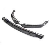 Pemisah bibir Bumper depan mobil, pelindung penjaga Bumper Spoiler untuk BMW 5-series G30 G31 G38 540i M Sport 3 buah 2017-2020