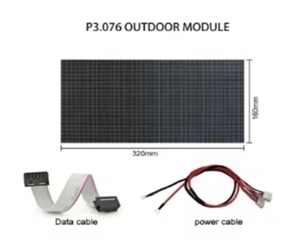 Waterdichte Buitenreclame <span class=keywords><strong>Led</strong></span> <span class=keywords><strong>Display</strong></span> P 3Mm <span class=keywords><strong>Rgb</strong></span> 320X160Mm <span class=keywords><strong>Led</strong></span> Paneel Voor Vaste Installatie - Product Image 3