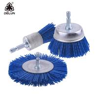 Fabricants DELUN Roue de polissage du bois 16 mm Brosse à lamelles en nylon Fibre de filament