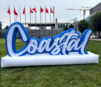 Lettres gonflables géantes personnalisées de haute qualité pour la publicité extérieure, lettres gonflables pour entreprises