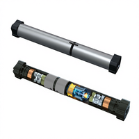 Moteur tubulaire intelligent AM24B-0.8/34-ES-II de haute qualité pour rideaux, batterie au lithium rechargeable, 24 mm, pour intérieur, bureau, cuisine