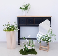 New Forest Style Green Künstliche Blumen arrangement für Home Thanksgiving Oster feiern Hochzeit Hintergrund Frische Hochzeit