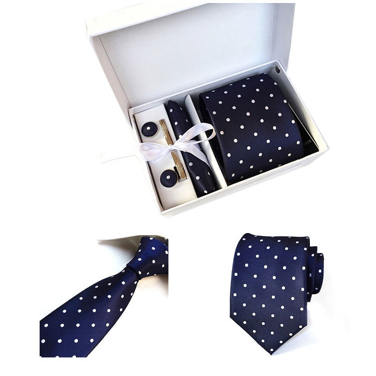 New fashion tie clip cufflink and tie gift set for men