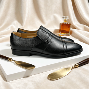 Mocasines de Cuero con Patrón de Cocodrilo de Lujo para Hombre, Mocasines con Textura Exótica, Elegantes Zapatos Formales Sin Cordones para Caballero 2026 - Product Image 5
