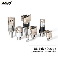 Cabezal de Mandrinado Fino de Acero al Carbono Autoajustable de Alta Precisión PAVO Tools 41-54mm con 1 Año de Garantía para Mecanizado CNC