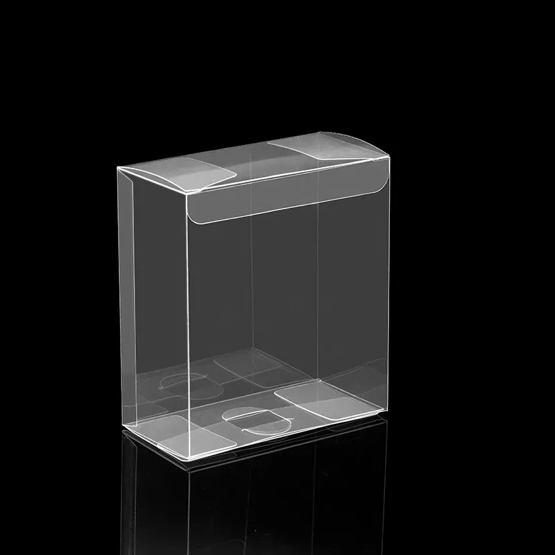 Cubo Presente Acetato Caixa Transparente PET Embalagem, transparente Vinil PVC Caixa Embalagem Caixa De Plástico