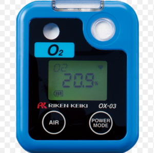 ริเคน 04 ซีรีส์เครื่องตรวจจับออกซิเจน (O2) แบบดิจิตอล LCD - Product Image 6