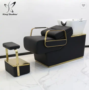 Équipement de <span class=keywords><strong>Salon</strong></span> de Coiffure Moderne Verrouillable, Mobilier de Beauté Style Luxe, Fauteuils de Barbier et Coiffure, Miroir, Lit de Lavage - Product Image 6