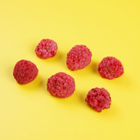 Frambuesas Deshidratadas Dulces, Ricas en Antioxidantes y Vitaminas Naturales, Frutos Secos Crujientes, Ideales para Postres, Yogur y Preparación de Bebidas