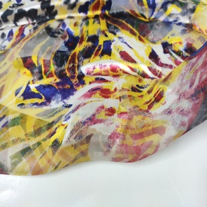 Lụa Viscose in kỹ thuật số ghi ra satin vải sheer cho quần áo ngủ rèm cửa Dresses trang phục đám cưới - Product Image 1