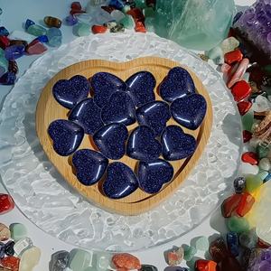 Piedra de Cristal de Corazón de Arenisca Azul Estilo Bohemio, Precio de Fábrica al por Mayor, Tendencia de Moda para Decoración del Hogar Única y Regalos Navideños - Product Image 5