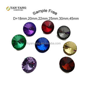 Boutons décoratifs YANYANG pour tête <span class=keywords><strong>de</strong></span> <span class=keywords><strong>lit</strong></span> <span class=keywords><strong>de</strong></span> canapé, meubles muraux, 20 mm, 22 mm, boutons en verre, Botones Tapiceria - Product Image 4