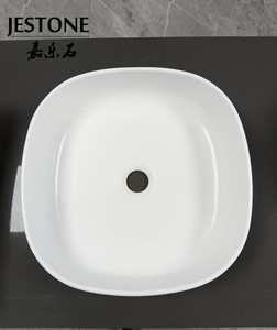 Lavabo de acrílico de <span class=keywords><strong>piedra</strong></span> artificial 2025, lavabo de mano en <span class=keywords><strong>encimera</strong></span> - Product Image 3