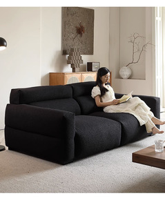 Set di divani estremamente soggiorno in tessuto semplice moderno piccolo appartamento per <span class=keywords><strong>due</strong></span> o quattro persone Design moderno di lusso - Product Image 3