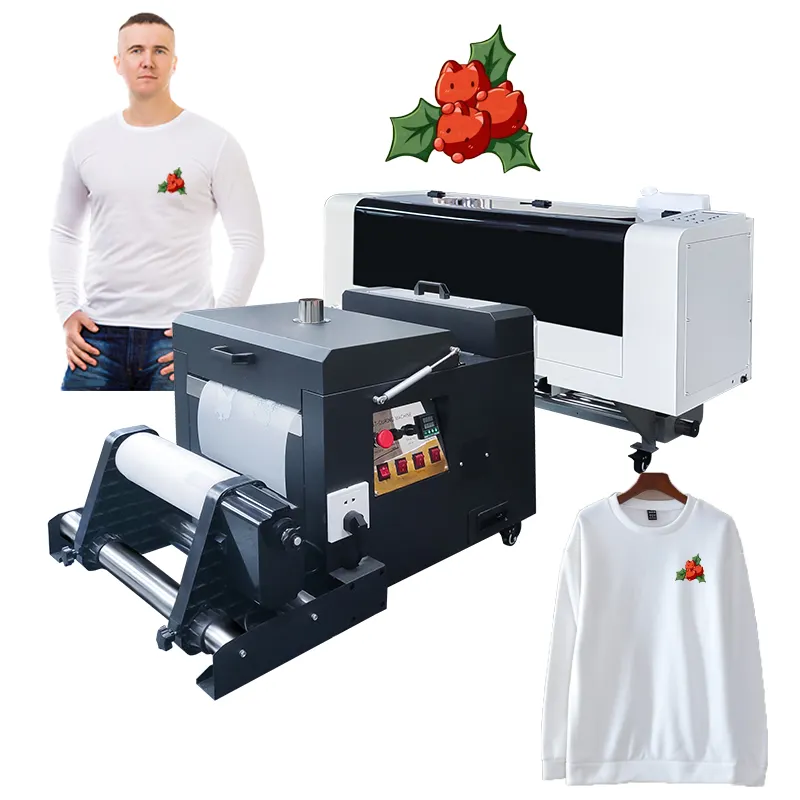 Fabriek Hot Populaire Xp600 Printer 5 Kleuren Inkt A3 Pet Film Dtf Printer Voor Afdrukken T-Shirt