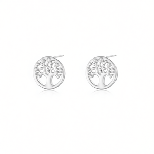 Amy Amy Fashion Stud Earrings Alloy Zirconia <b>Tree</b> Design Women's Jewelry Gift Classic Style PE0095 - Product Image 4