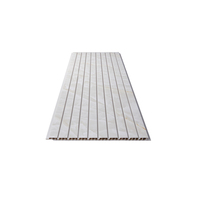 Panneau de plafond en PVC 300*9mm, facile à installer, dix panneaux égaux, blanc, 3,6 kg/m², stratifié, style moderne, fabrication usine