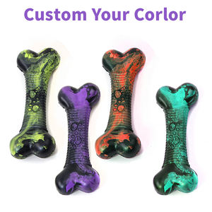 犬のおもちゃメーカー中国卸売犬のおもちゃペットの噛むおもちゃ天然ゴムフードディスペンサー耐久性のあるゴムカスタマイズ可能な色 - Product Image 3