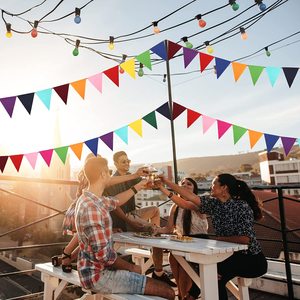 راية ملونة من اللباد, راية ملونة من اللباد بعلم متعدد الألوان - Product Image 4