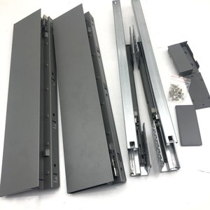 TK-KW01 slim metal box telescopic undermount drawer slide